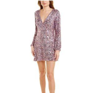 Hutch Demi Lilac Multicolor Sequin Dress